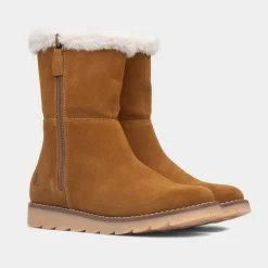 Mary Womens Suede Calf Boot*Hush Puppies New