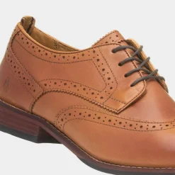 Natalia Womens Tan Leather Brogue*Hush Puppies Outlet