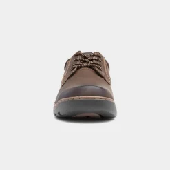 Olson Mens Leather Lace Up Shoe*Hush Puppies Outlet