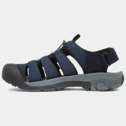 Peru Mens Navy Sandal*Hush Puppies Discount
