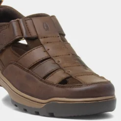 Rucker Mens Leather Sandal*Hush Puppies New
