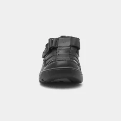 Rucker Mens Leather Sandal*Hush Puppies Best
