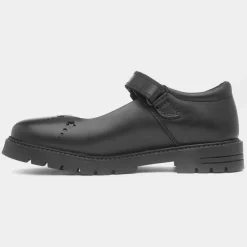 Sabrina Girls Black School Shoe*Hush Puppies Outlet