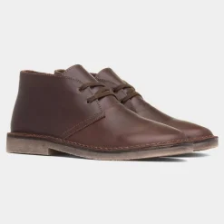 Samuel Mens Leather Boot*Hush Puppies New