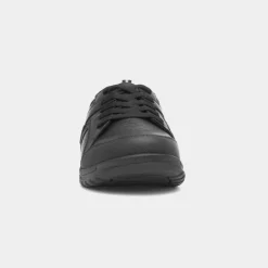Steven Snr Boys Black Shoe Sizes 3-6*Hush Puppies Online