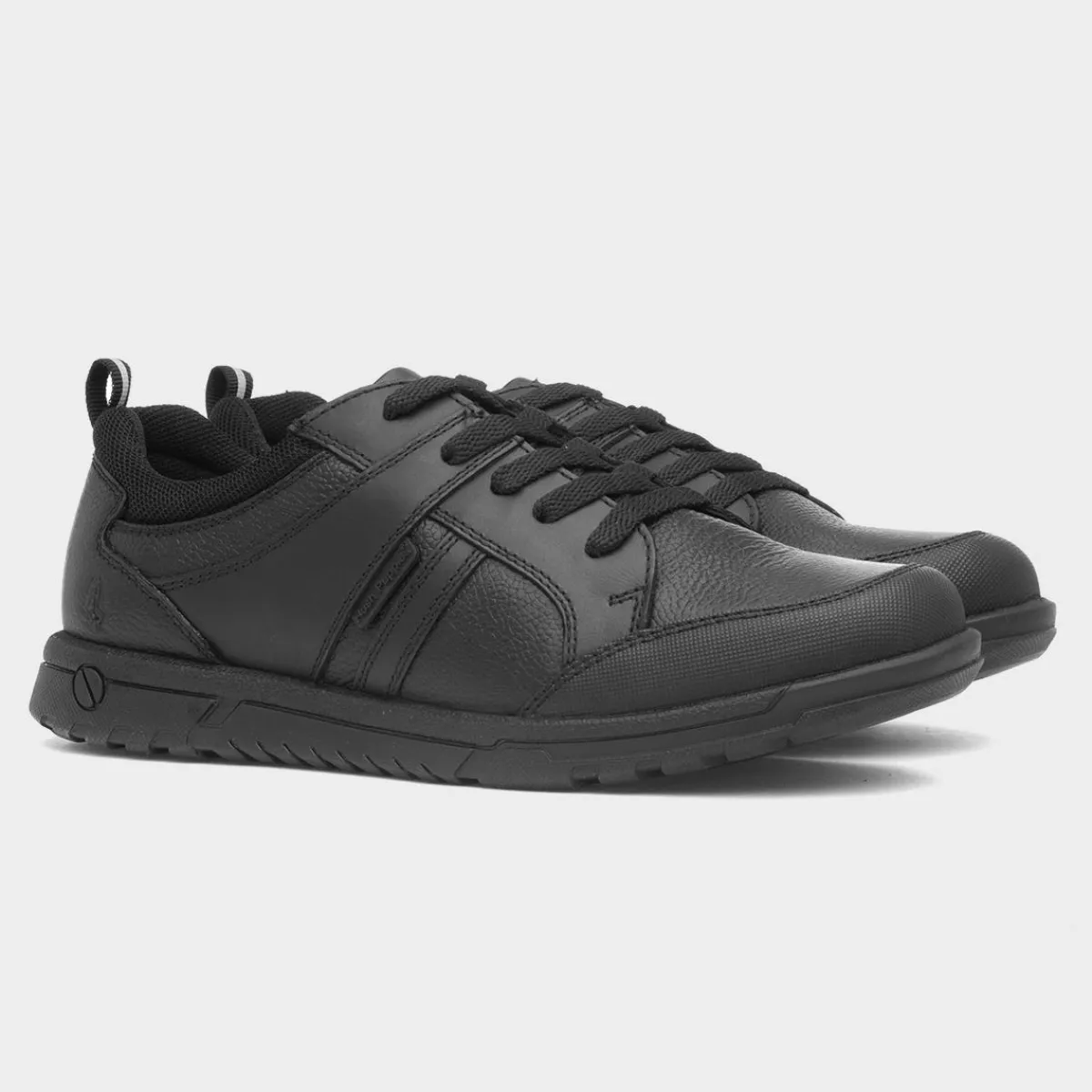 Steven Snr Boys Black Shoe Sizes 3-6*Hush Puppies Online