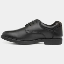 Tim Boys Black Leather Shoe*Hush Puppies Online