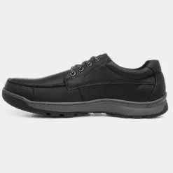 Tucker Mens Leather Shoe in*Hush Puppies Discount