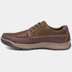 Tucker Mens Leather Shoe*Hush Puppies Clearance