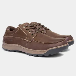 Tucker Mens Leather Shoe*Hush Puppies Clearance