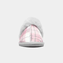 Albany Womens Tartan Mule Slipper*Jo & Joe Fashion