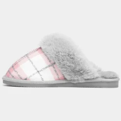 Albany Womens Tartan Mule Slipper*Jo & Joe Fashion
