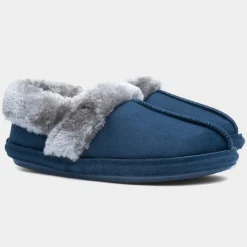 Avery Womens Navy Ankle Bootie Slipper*Jo & Joe New