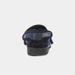 Buxton Mens Navy Wider Fit Slipper*Jo & Joe Hot