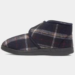 Cecil Mens Navy Tartan Bootie*Jo & Joe Sale