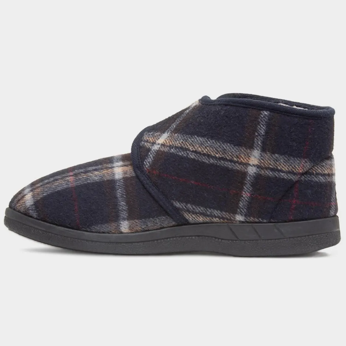 Cecil Mens Navy Tartan Bootie*Jo & Joe Sale