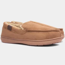 Drysdale Mens Tan Moccasin Slipper*Jo & Joe Online