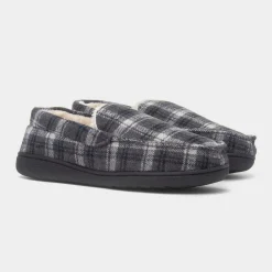 Elswick Mens Tartan Moccasin Slipper*Jo & Joe Best
