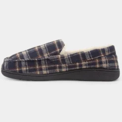 Elswick Mens Navy Moccasin Slipper*Jo & Joe Clearance