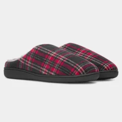Falkirk Mens Tartan Mule Slipper*Jo & Joe Clearance