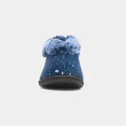 Jacinta Womens Navy Wider Fit Slippers*Jo & Joe Outlet