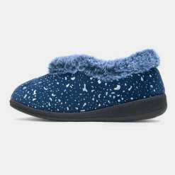 Jacinta Womens Navy Wider Fit Slippers*Jo & Joe Outlet