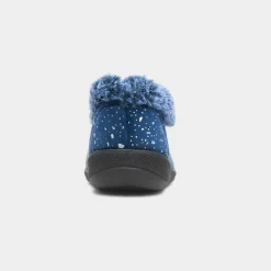 Jacinta Womens Navy Wider Fit Slippers*Jo & Joe Outlet