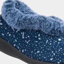Jacinta Womens Navy Wider Fit Slippers*Jo & Joe Outlet