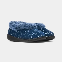 Jacinta Womens Navy Wider Fit Slippers*Jo & Joe Outlet