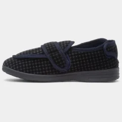 Joseph Mens Navy Wider Fit Slipper*Jo & Joe Best