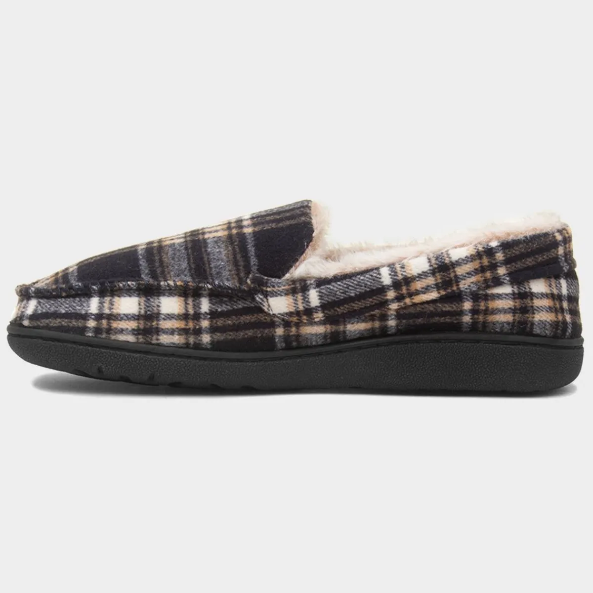Livingston Mens Navy Moccasin Slipper*Jo & Joe Best