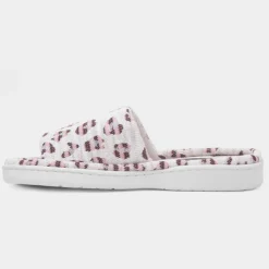 Samba Womens Cream Leopard Slipper*Jo & Joe Clearance