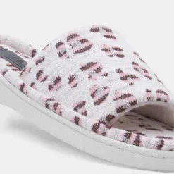 Samba Womens Cream Leopard Slipper*Jo & Joe Clearance