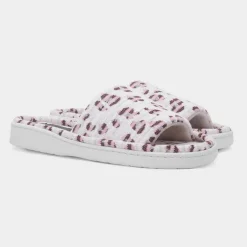 Samba Womens Cream Leopard Slipper*Jo & Joe Clearance