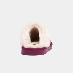 Shetland Womens Red Mule Slipper*Jo & Joe Fashion