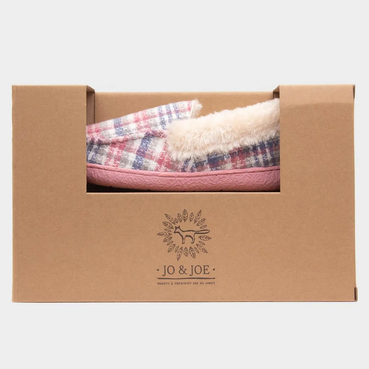 Thistle Womens Pink Tartan Moccasin*Jo & Joe Online