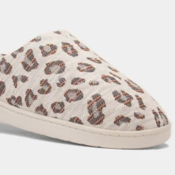 Tribeca Womens Beige Leopard Slipper*Jo & Joe Hot