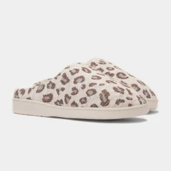 Tribeca Womens Beige Leopard Slipper*Jo & Joe Hot
