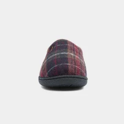 Wharfedale Mens Brown Tartan Mule*Jo & Joe Online