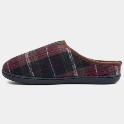 Wharfedale Mens Brown Tartan Mule*Jo & Joe Online