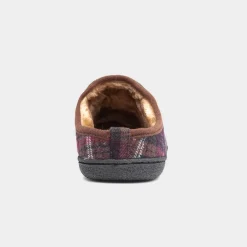 Wharfedale Mens Brown Tartan Mule*Jo & Joe Online
