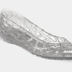 Christabel Womens Silver Glitter Jelly Shoe*JuJu Hot
