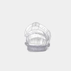 Reilly Womens Silver Glitter Jelly Sandal*JuJu Hot