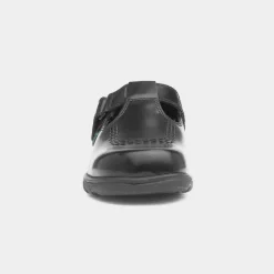 Fragma Girls Black Leather School Shoes*Kickers Hot