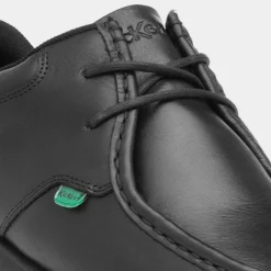 Fragma Mens Black Leather Lace Up Shoe*Kickers New
