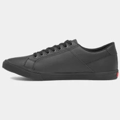 Kody Kids Black Leather School Shoe*Kickers Clearance