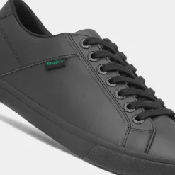Kody Kids Black Leather School Shoe*Kickers Clearance