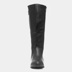 Alina Womens Black Wider Fit Knee High Boot*Krush Sale