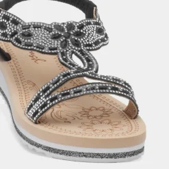 Ana Womens Diamante Sandal*Krush Hot