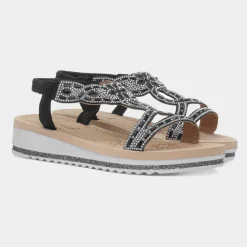 Ana Womens Diamante Sandal*Krush Hot